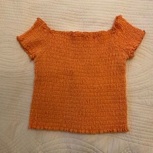 BB DAKOTA STEVE MADDEN orange elasticized top size S